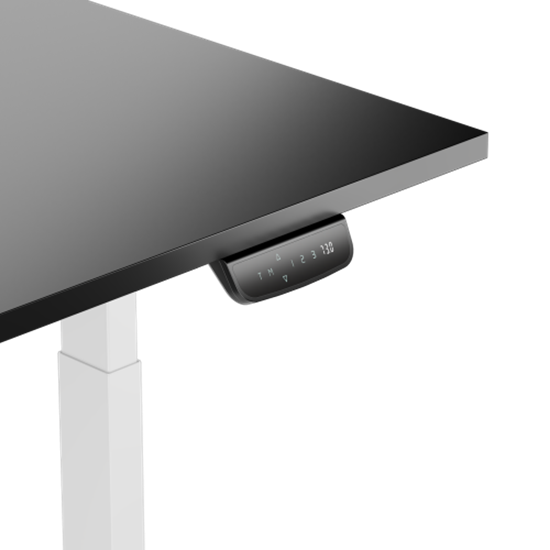 Picture of Adjustable Height Table Up Up Bjorn White, Table top M Black