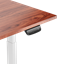 Изображение Adjustable Height Table Up Up Bjorn White, Table top M Dark Walnut