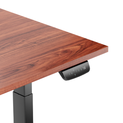 Изображение Height Adjustable Table Up Up Thor Black, Table top M Dark walnut