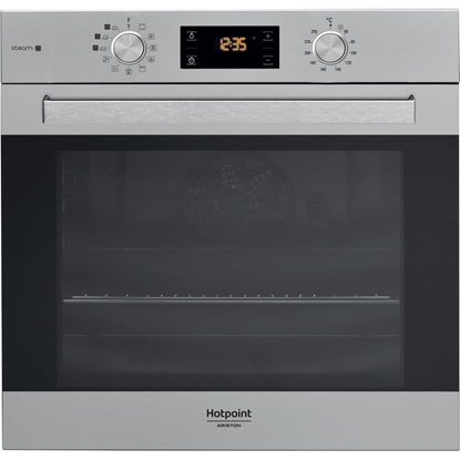Изображение Hotpoint | FA5S 841 J IX HA | Oven | 71 L | Multifunctional | Manual | Electronic | Steam function | No | Height 59.5 cm | Width 59.5 cm | Stainless steel