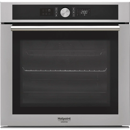 Picture of Hotpoint | FI4 854 P IX HA | Oven | 71 L | Electric | Pyrolysis | Knobs and electronic | Yes | Height 59.5 cm | Width 59.5 cm | Stainless steel