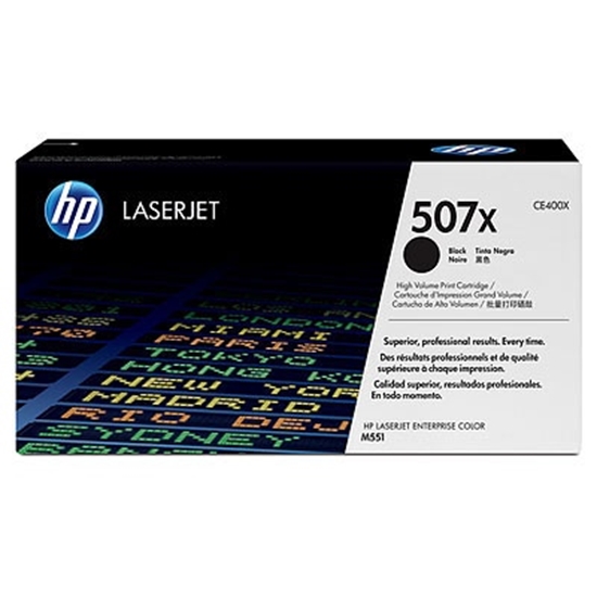 Picture of HP Toner CE 400 X black No. 507 X