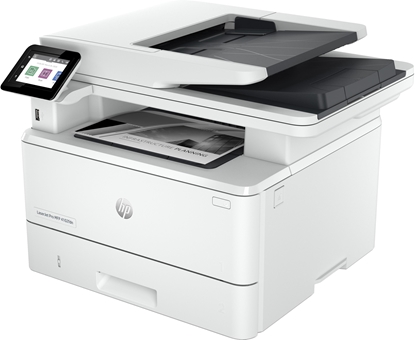 Picture of HP LaserJet Pro MFP 4102fdn Printer, Black and white, Printer for Small medium business, Print, copy, scan, fax, Instant Ink eligible; Print from phone or tablet; Automatic document feeder; Two-sided printing