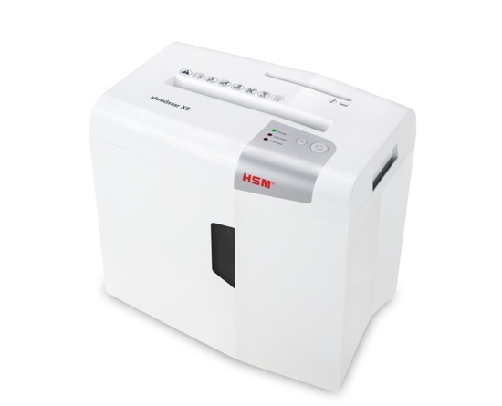 Picture of HSM shredstar X5 document shredder, 4.5 x 30 mm + separate CD-cutting mechanism