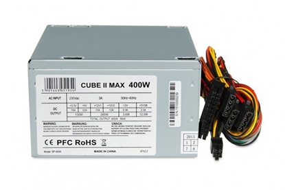 Attēls no iBox CUBE II power supply unit 400 W 20+4 pin ATX ATX Silver