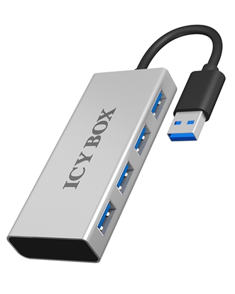 Изображение ICY BOX IB-AC6104 USB 3.2 Gen 1 (3.1 Gen 1) Type-A 5000 Mbit/s White