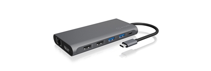 Attēls no ICY BOX IB-DK4050-CPD Wired USB 3.2 Gen 1 (3.1 Gen 1) Type-C Anthracite