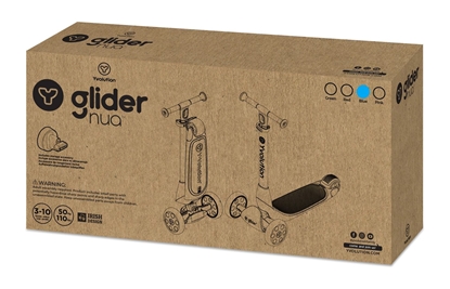 Изображение Yvolution scooter GLIDER NUA - blue ECO BOX
