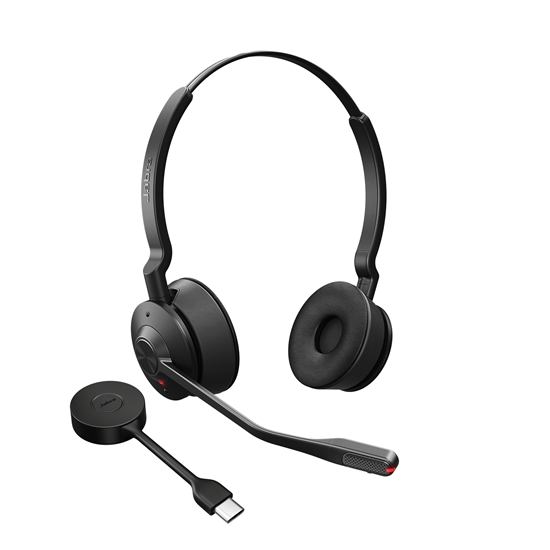 Изображение Jabra Engage 55 Headset Wireless Ear-hook Office/Call center Black, Titanium