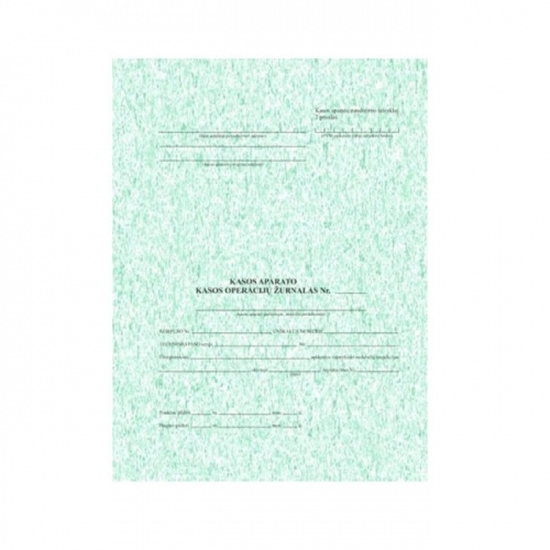 Изображение Journal of Cashier Operations EKA, A4, Vertical (74) 0720-031