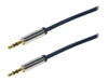 Picture of Kabel LogiLink Jack 3.5mm - Jack 3.5mm 3m niebieski (CA10300)