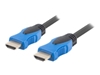 Изображение Kabel Premium HDMI-HDMI M/M v2.0 1.8m czarny 4K 60Hz, pełna miedź