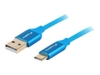 Picture of Kabel Premium USB CM - AM 2.0, 1m niebieski QC 3.0 