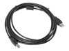 Изображение Kabel USB 2.0 AM-BM 3M Ferryt czarny 