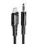 Attēls no Kabel USB Acefast Lightning - mini Jack 3.5 mm 1.2 m Czarny (6974316280583)