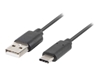 Picture of Kabel USB CM - AM 2.0 0.5m czarny QC 3.0 