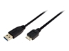 Picture of Kabel USB LogiLink USB-A - micro-B 1 m Czarny (CU0026)
