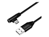 Изображение Kabel USB LogiLink USB-A - microUSB 1 m Czarny (CU0142)
