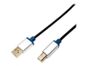 Picture of Kabel USB LogiLink USB-A - USB-B 2 m Czarny (BUAB220)
