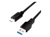 Изображение Kabel USB LogiLink USB-A - USB-C 1 m Czarny (CU0168)