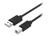 Изображение Kabel USB Unitek USB-A - USB-B 5 m Czarny (Y-C421GBK)