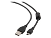 Изображение Kabelis Gembird Premium USB Male - MiniUSB Male 1.8m Black