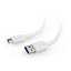 Picture of Kabelis Gembird USB-A Male - USB Type-C Male 1m White