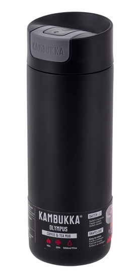 Picture of Kambukka Olympus Matte Black - thermal mug, 500 ml