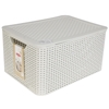 Picture of Kaste ar vāku Style Rattan L krēmkrāsas 45x33x25cm