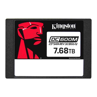 Изображение Kingston Technology 7680G DC600M (Mixed-Use) 2.5” Enterprise SATA SSD