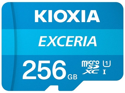 Attēls no Kioxia Exceria 256 GB MicroSDXC UHS-I Class 10