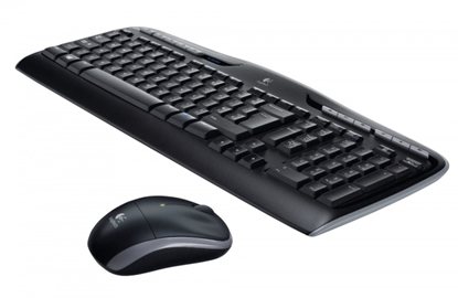 Attēls no Klaviatūra + Pele Logitech Combo MK330 Bezvadu
