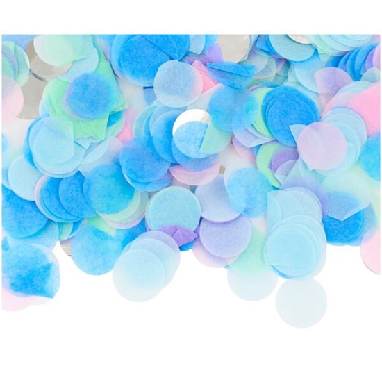 Picture of Konfeti 15g apļi pap./fol pasteļu mix