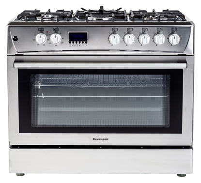 Picture of Gas-electric Cooker Ravanson KWGE-K90 Cheff Modern (silver)