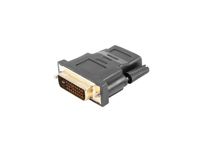 Attēls no Lanberg AD-0010-BK cable gender changer HDMI DVI-D Black