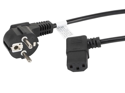 Attēls no Lanberg CA-C13C-12CC-0018-BK power cable Black 2 m C13 coupler CEE7/7