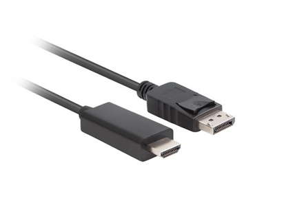 Attēls no Lanberg CA-DPHD-11CC-0050-BK cable gender changer DisplayPort HDMI Black