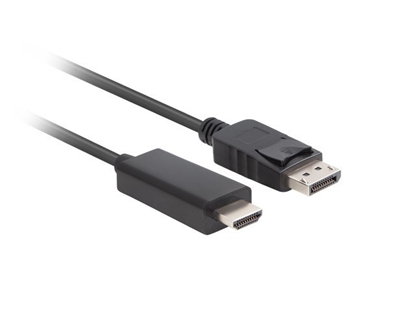 Изображение Lanberg CA-DPHD-11CC-0050-BK cable gender changer DisplayPort HDMI Black