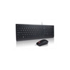 Picture of Lenovo 4X30L79928 keyboard Mouse included USB QWERTY Estonian Black