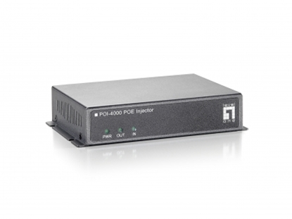 Picture of Level One LevelOne 1x FE PoE-Injektor Adapter POI-4000   60.0W    PoE