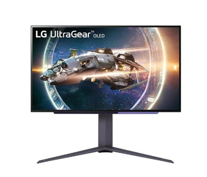Picture of LG 27GR95QE-B computer monitor 67.3 cm (26.5") 2560 x 1440 pixels Quad HD OLED Grey