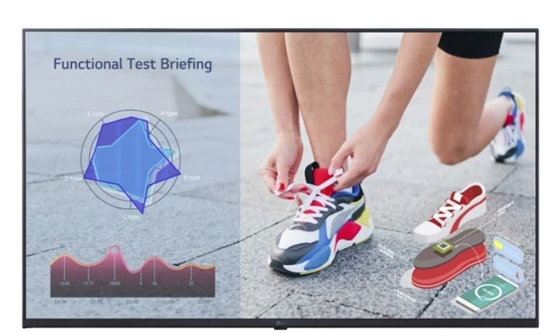 Picture of LG 65UL3J-E Digital signage display 165.1 cm (65') IPS 400 cd/m² 4K Ultra HD Blue Built-in processor Web OS 16/7