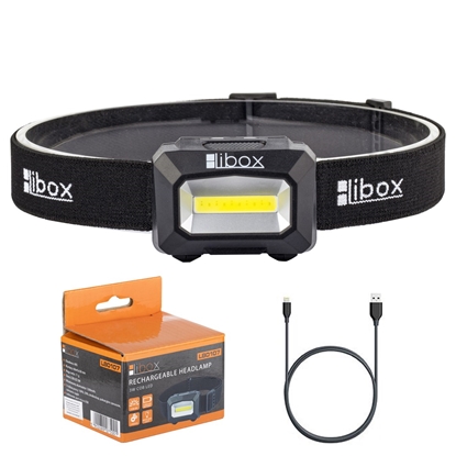 Attēls no Libox LB0107 flashlight Black Headband flashlight LED