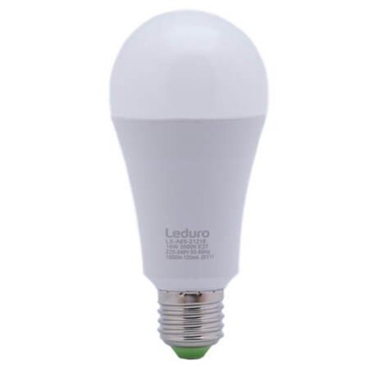 Picture of Light Bulb|LEDURO|Power consumption 16 Watts|Luminous flux 1600 Lumen|3000 K|220-240V|Beam angle 270 degrees|21216