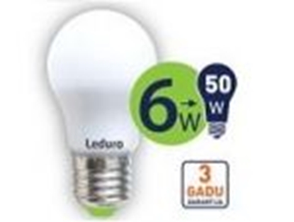 Attēls no Light Bulb|LEDURO|Power consumption 6 Watts|Luminous flux 500 Lumen|2700 K|220-240V|Beam angle 360 degrees|21184