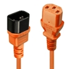 Picture of Lindy 0.5m C14 to C13 Extension Cable, orange