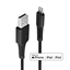 Изображение Lindy 0.5m USB to Lightning Cable black