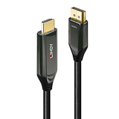 Изображение Lindy 40932 video cable adapter 3 m DisplayPort HDMI Black