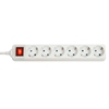 Picture of Lindy 73103 power extension 6 AC outlet(s) Indoor White