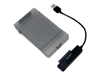 Изображение LogiLink Adapter USB 3.0 auf 2,5" SATA mit Schutzhülle,schw.